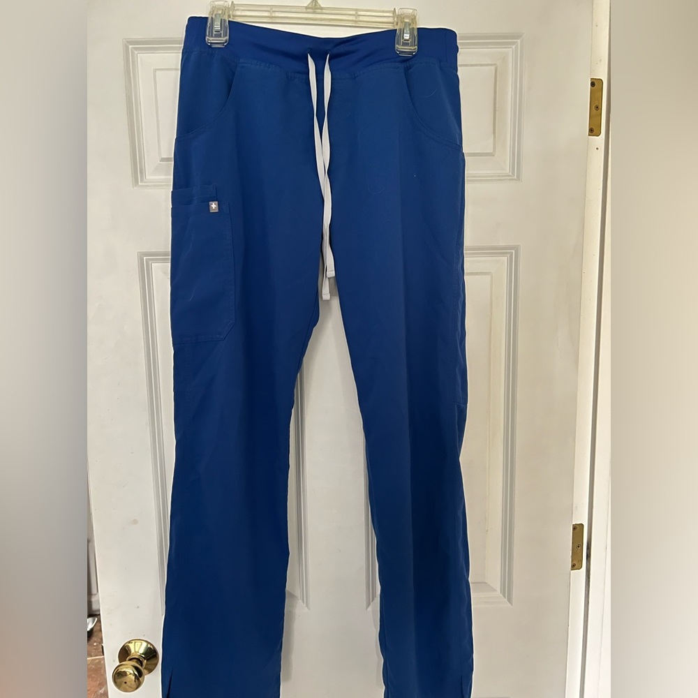 FIGS Kade Pants Size Medium TALL Royal Blue